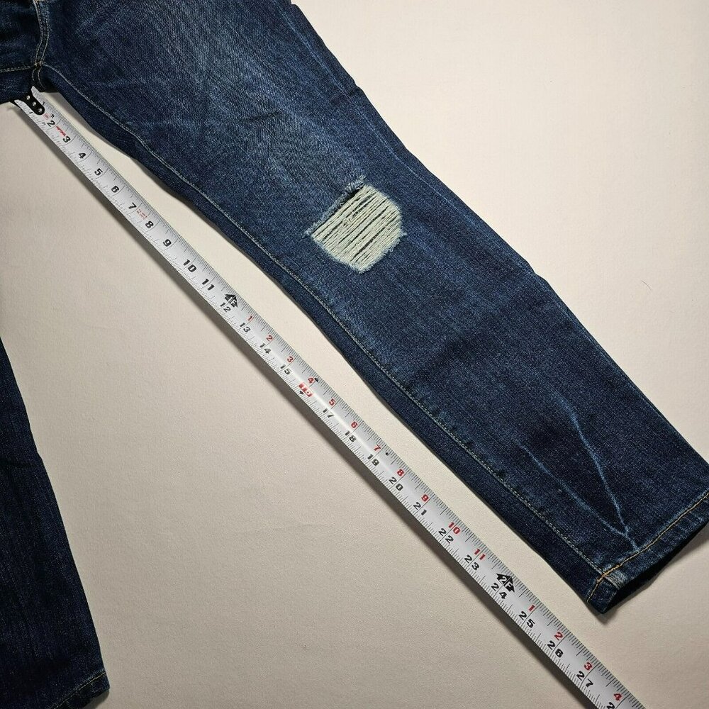 Current Elliott Stiletto Skinny Mid Rise Jeans Women's Size 27 Dark Blue 27x26" - Picture 14 of 14
